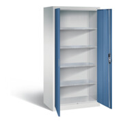 C+P Werkzeugschrank Acurado, H1950xB930xT600mm, Front Fernblau, Korpus Lichtgrau (8922-00)