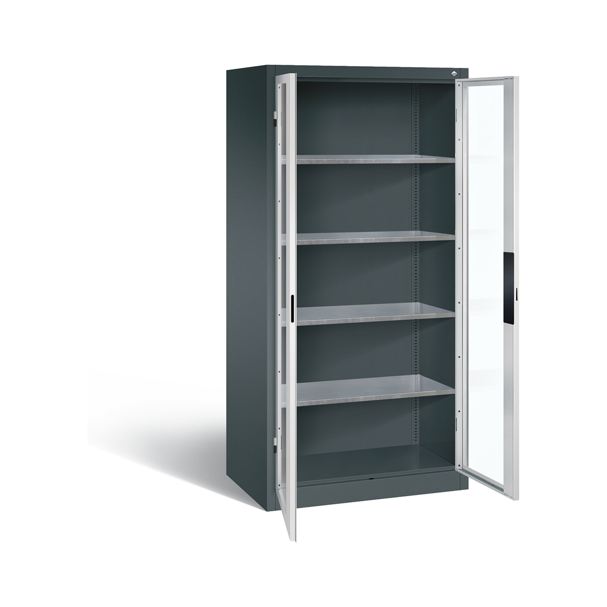 C+P Werkzeugschrank Acurado, H1950xB930xT600mm, Front Lichtgrau, Korpus Anthrazitgrau (8922-055) ; C + P Möbelsysteme