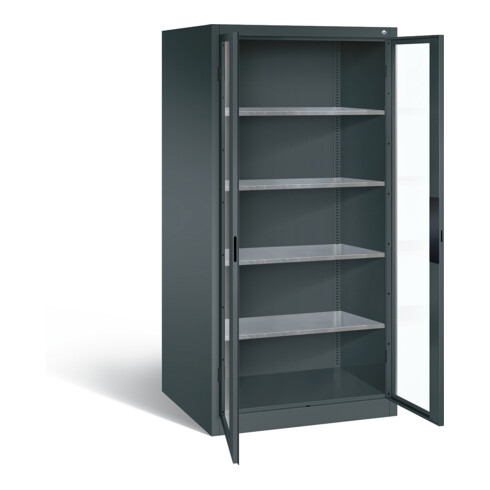 C+P Werkzeugschrank Acurado, H1950xB930xT800mm, Front Anthrazitgrau, Korpus Anthrazitgrau (8924-055)