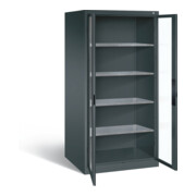 C+P Werkzeugschrank Acurado, H1950xB930xT800mm, Front Anthrazitgrau, Korpus Anthrazitgrau (8924-055)