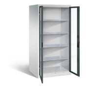 C+P Werkzeugschrank Acurado, H1950xB930xT800mm, Front Anthrazitgrau, Korpus Lichtgrau (8924-055)