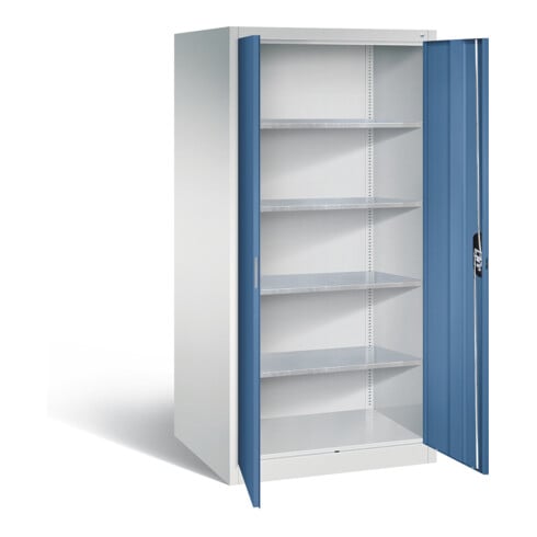 C+P Werkzeugschrank Acurado, H1950xB930xT800mm, Front Fernblau, Korpus Lichtgrau (8924-00)