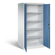 C+P Werkzeugschrank Acurado, H1950xB930xT800mm, Front Fernblau, Korpus Lichtgrau (8924-00)