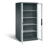 C+P Werkzeugschrank Acurado, H1950xB930xT800mm, Front Lichtgrau, Korpus Anthrazitgrau (8924-055)