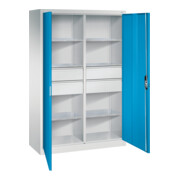 C+P Werkzeugschrank mit Schubladen Acurado, 1950x1200x500mm, 7035/5012