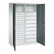 C+P Werkzeugschrank mit Schubladen Acurado, 1950x1200x500mm, 7035/7016