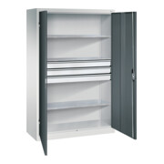 C+P Werkzeugschrank mit Schubladen Acurado, 1950x1200x500mm, 7035/7016