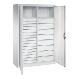 C+P Werkzeugschrank mit Schubladen Acurado, 1950x1200x500mm, 7035/7035