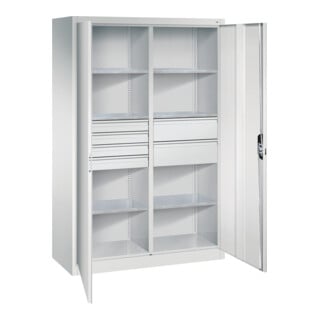 C+P Werkzeugschrank mit Schubladen Acurado, 1950x1200x500mm, 7035/7035