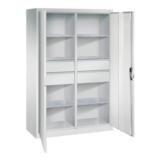 C+P Werkzeugschrank mit Schubladen Acurado, 1950x1200x500mm, 7035/7035