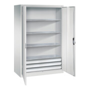 C+P Werkzeugschrank mit Schubladen Acurado, 1950x1200x600mm, 7035/7035