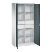 C+P Werkzeugschrank mit Schubladen Acurado, 1950x930x500mm, 7035/7016