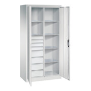 C+P Werkzeugschrank mit Schubladen Acurado, 1950x930x500mm, 7035/7035