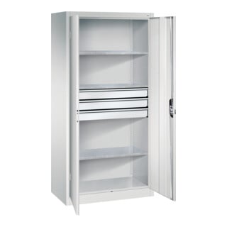 C+P Werkzeugschrank mit Schubladen Acurado, 1950x930x500mm, 7035/7035