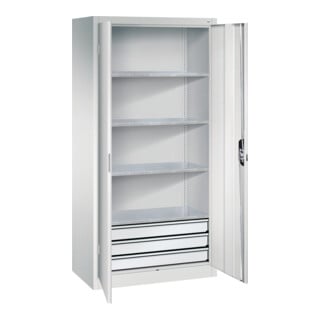 C+P Werkzeugschrank mit Schubladen Acurado, 1950x930x500mm, 7035/7035
