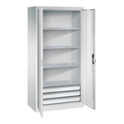 C+P Werkzeugschrank mit Schubladen Acurado, 1950x930x500mm, 7035/7035