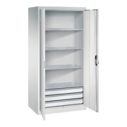 C+P Werkzeugschrank mit Schubladen Acurado, 1950x930x600mm, 7035/7035