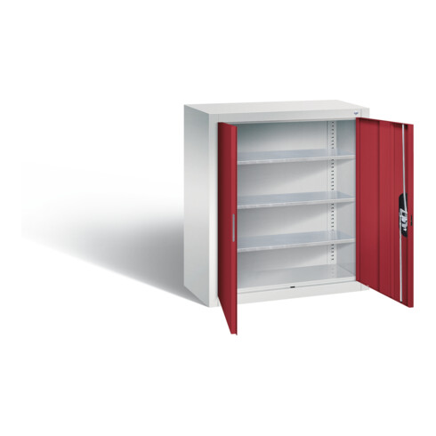 C+P Werkzeugschrank wandhängend Acurado, 830x700x300mm, 7035/3003
