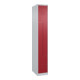 C+P Z-Spind Classic PLUS, 2 Fächer, 1850x300x500mm, 7035/3003 Verschluss Zylinderschloss-1