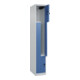 C+P Z-Spind Classic PLUS, 2 Fächer, 1850x300x500mm, 7035/5023 Verschluss Sicherheits-Drehriegel-4