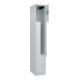 C+P Z-Spind Classic PLUS, 2 Fächer, 1850x300x500mm, 7035/7035 Verschluss Zylinderschloss-1