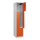 C+P Z-Spind Classic PLUS, 2 Fächer, 1850x400x500mm, 7035/2004 Verschluss Zylinderschloss-2