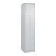 C+P Z-Spind Classic PLUS, 2 Fächer, 1850x400x500mm, 7035/7035 Verschluss Zylinderschloss-1