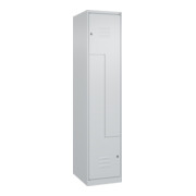 C+P Z-Spind Classic PLUS, 2 Fächer, 1850x400x500mm, 7035/7035 Verschluss Zylinderschloss