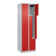 C+P Z-Spind Classic PLUS, 4 Fächer, 1850x600x500mm, 7035/3020 Verschluss Zylinderschloss-2