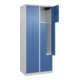 C+P Z-Spind Classic PLUS, 4 Fächer, 1850x800x500mm, 7035/5023 Verschluss Zylinderschloss