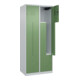 C+P Z-Spind Classic PLUS, 4 Fächer, 1850x800x500mm, 7035/6011 Verschluss Zylinderschloss-2