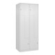 C+P Z-Spind Classic PLUS, 4 Fächer, 1850x800x500mm, 9016/9016 Verschluss Zylinderschloss-1