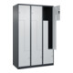 C+P Z-Spind Classic PLUS, 6 Fächer, 1850x1200x500mm, 7016/7035 Verschluss Zylinderschloss-2