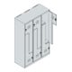 C+P Z-Spind Classic PLUS, 6 Fächer, 1850x1200x500mm, 9016/9016 Verschluss Sicherheits-Drehriegel