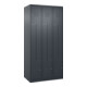 C+P Z-Spind Classic PLUS, 6 Fächer, 1850x900x500mm, 7016/7016 Verschluss Zylinderschloss-1