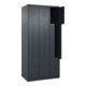 C+P Z-Spind Classic PLUS, 6 Fächer, 1850x900x500mm, 7016/7016 Verschluss Zylinderschloss-2