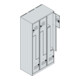 C+P Z-Spind Classic PLUS, 6 Fächer, 1850x900x500mm, 7035/3003 Verschluss Zylinderschloss