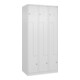 C+P Z-Spind Classic PLUS, 6 Fächer, 1850x900x500mm, 9016/9016 Verschluss Zylinderschloss-1