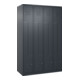C+P Z-Spind Classic PLUS, 8 Fächer, 1850x1200x500mm, 7016/7016 Verschluss Zylinderschloss-1