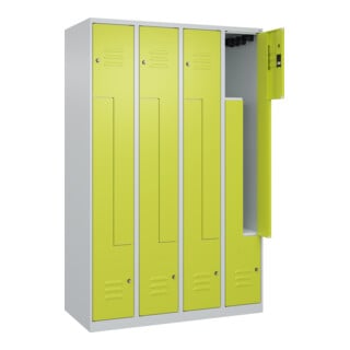 C+P Z-Spind Classic PLUS, 8 Fächer, 1850x1200x500mm, 7035/0024 Verschluss Zylinderschloss