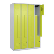 C+P Z-Spind Classic PLUS, 8 Fächer, 1850x1200x500mm, 7035/0024 Verschluss Zylinderschloss