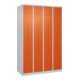 C+P Z-Spind Classic PLUS, 8 Fächer, 1850x1200x500mm, 7035/2004 Verschluss Zylinderschloss-1