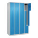 C+P Z-Spind Classic PLUS, 8 Fächer, 1850x1200x500mm, 7035/5012 Verschluss Zylinderschloss-2