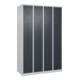 C+P Z-Spind Classic PLUS, 8 Fächer, 1850x1200x500mm, 7035/7016 Verschluss Zylinderschloss-1