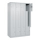 C+P Z-Spind Classic PLUS, 8 Fächer, 1850x1200x500mm, 7035/7035 Verschluss Zylinderschloss-2