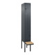 C+P Z-Spind Classic PLUS, Bank, 2 Fächer, 2120x300x815mm, 7016/7016 Verschluss Sicherheits-Drehriegel Sitzbanktyp auskragend Material Sitzfläche Buche-Hartholz-1
