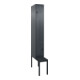 C+P Z-Spind Classic PLUS, Bank, 2 Fächer, 2120x300x815mm, 7016/7016 Verschluss Sicherheits-Drehriegel Sitzbanktyp untergebaut Material Sitzfläche Kunststoff-1