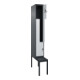 C+P Z-Spind Classic PLUS, Bank, 2 Fächer, 2120x300x815mm, 7016/7035 Verschluss Sicherheits-Drehriegel Sitzbanktyp untergebaut Material Sitzfläche Kunststoff-2