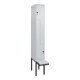 C+P Z-Spind Classic PLUS, Bank, 2 Fächer, 2120x300x815mm, 7035/7035 Verschluss Sicherheits-Drehriegel Sitzbanktyp auskragend Material Sitzfläche Kunststoff-1