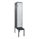 C+P Z-Spind Classic PLUS, Bank, 2 Fächer, 2120x400x815mm, 7016/7035 Verschluss Sicherheits-Drehriegel Sitzbanktyp untergebaut Material Sitzfläche Kunststoff-1